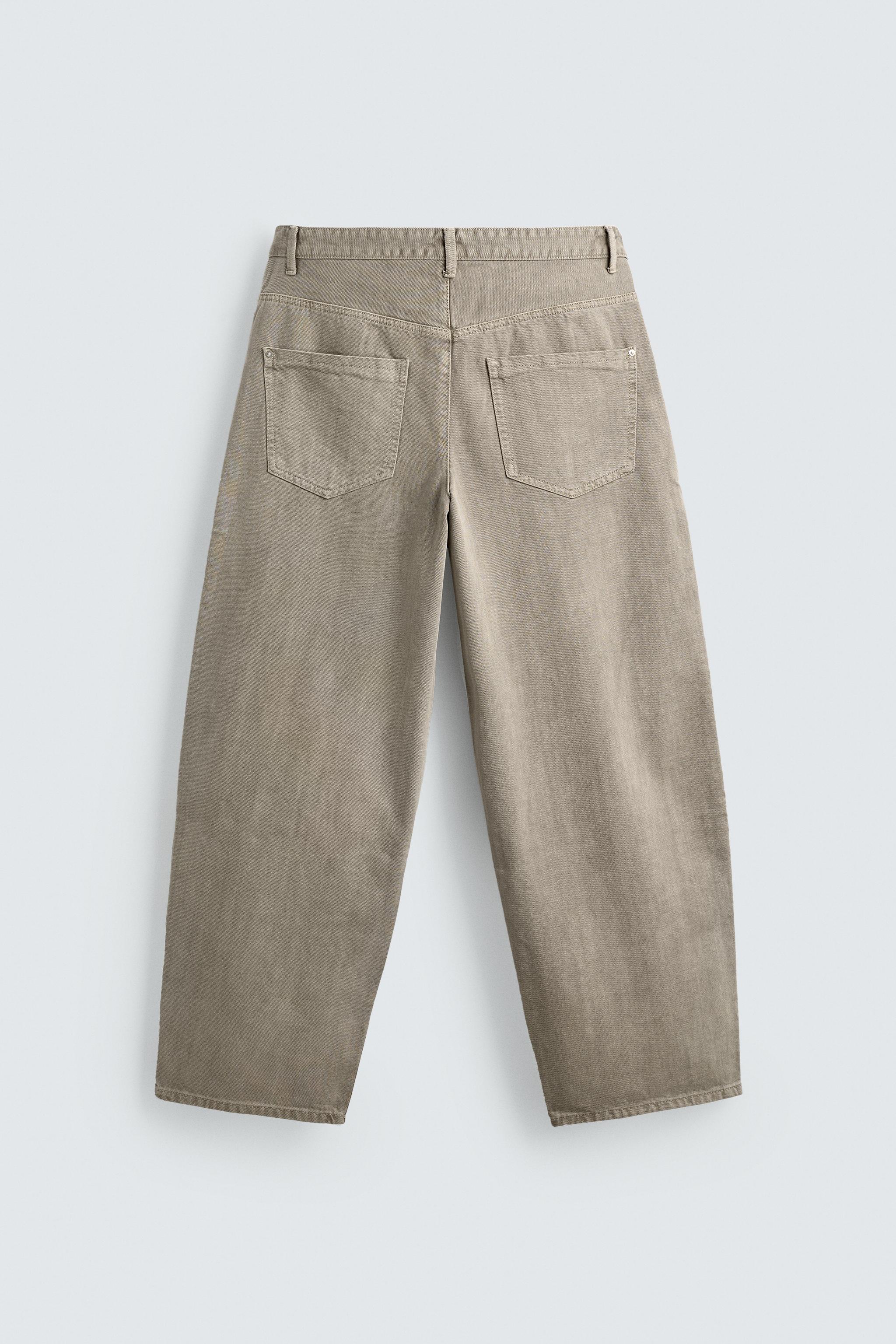 PANTALON COUPE DÉCONTRACTÉE À FERMETURE CROISÉE